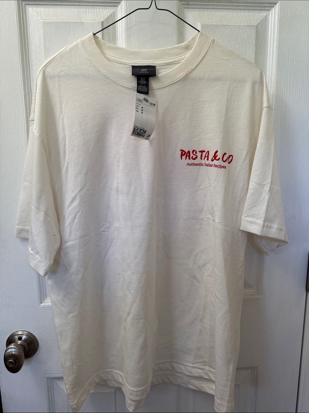 White Graphic Crewneck T-Shirt